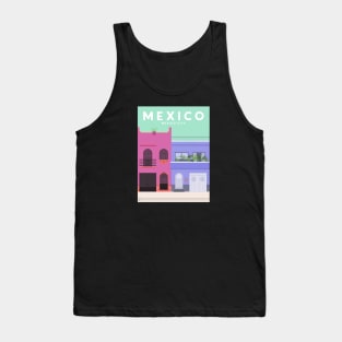Mexico City Travel Poster Tank Top
